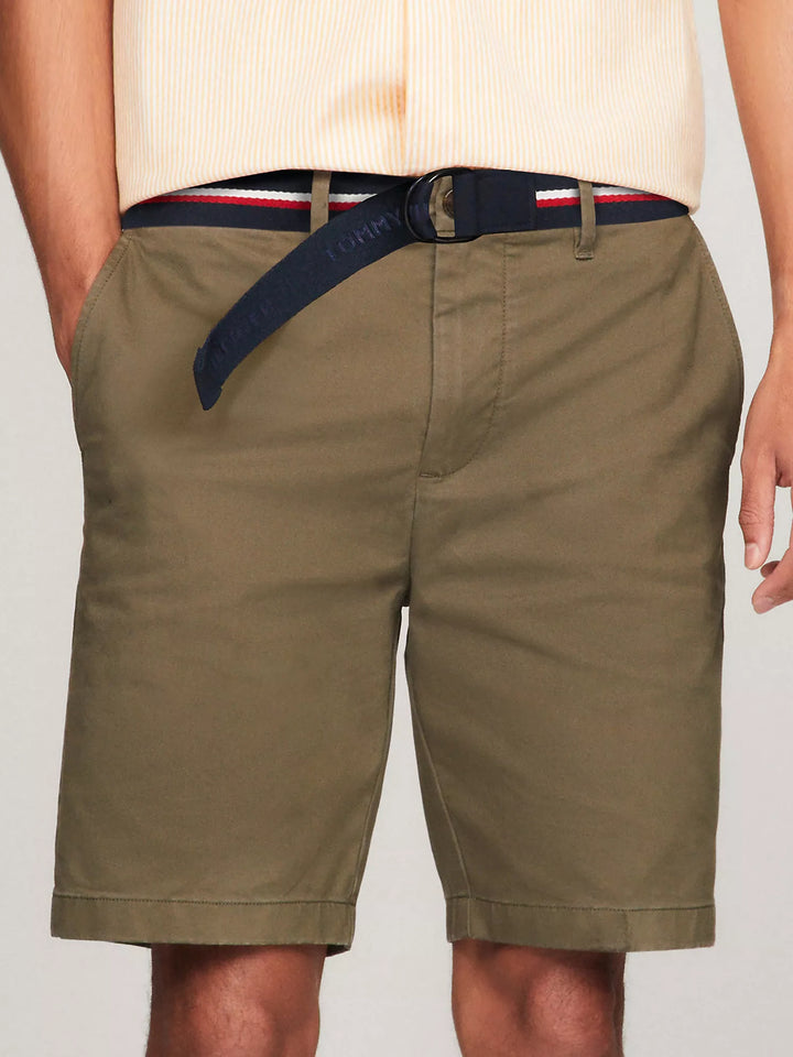 Tommy Hilfiger Belted Twill 9" Short