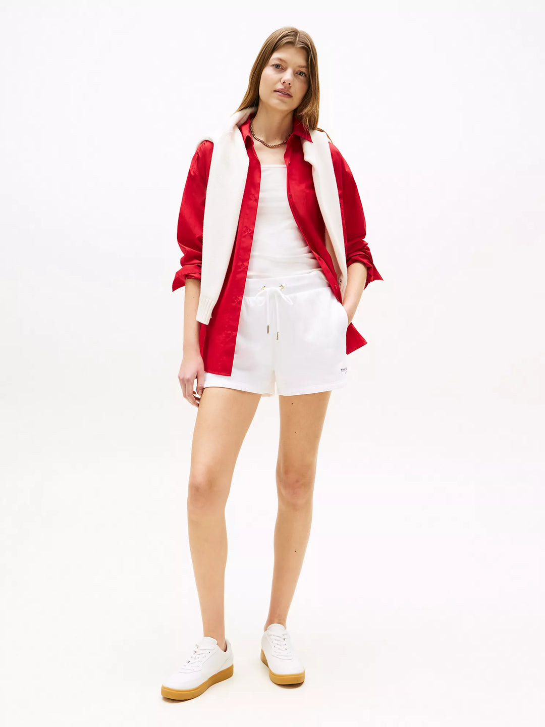 Tommy Hilfiger Embroidered Tommy Logo Sweatshort
