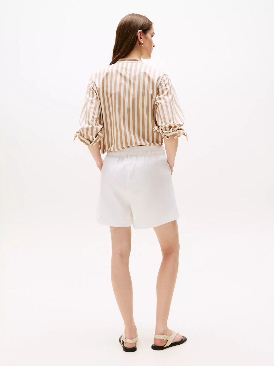 Tommy Hilfiger Cotton-Linen Blend Pull-On Short