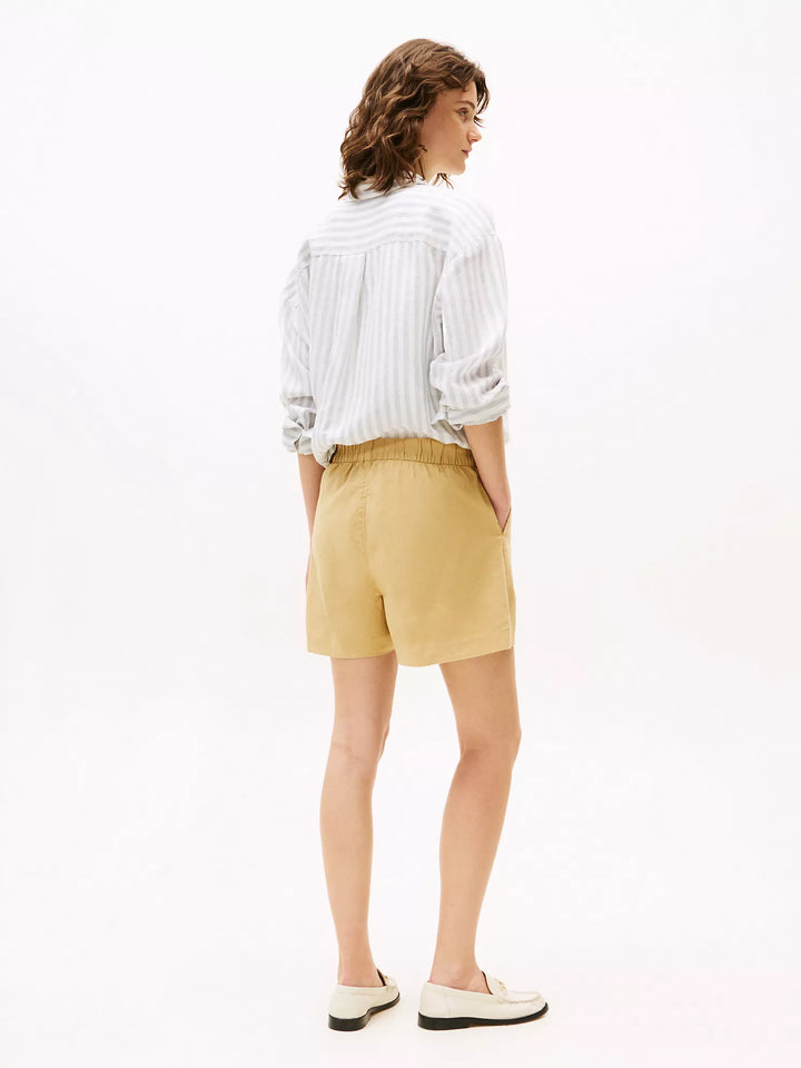 Tommy Hilfiger Cotton-Linen Blend Pull-On Short