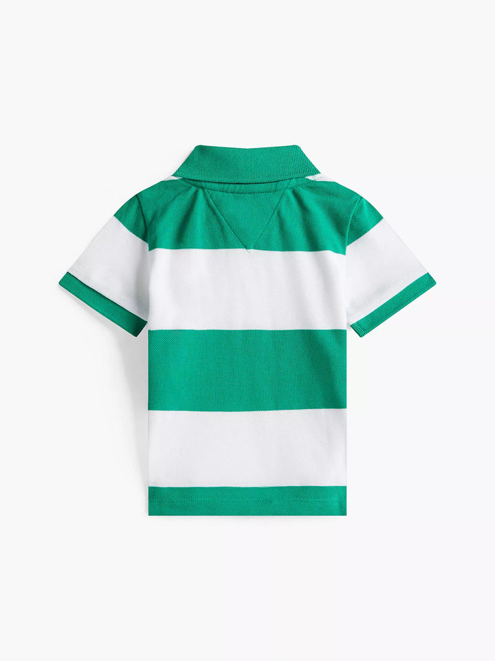 Tommy Hilfiger Babies' Stripe Hilfiger Logo Polo