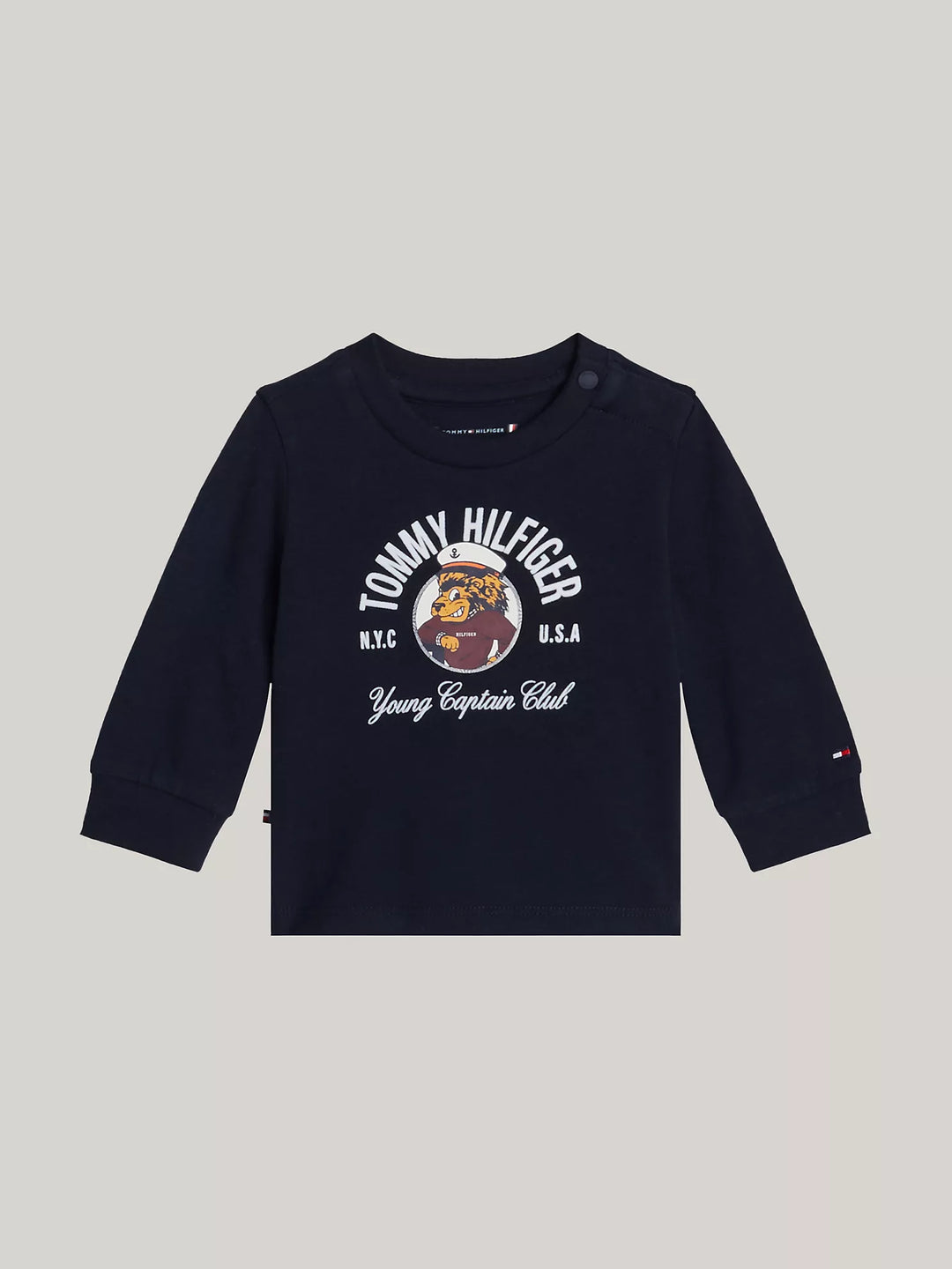 Tommy Hilfiger Babies' Flocked Captain Logo T-Shirt