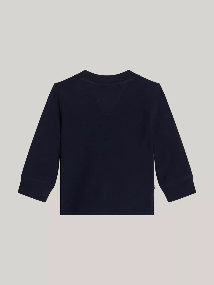 Tommy Hilfiger Babies' Flocked Captain Logo T-Shirt