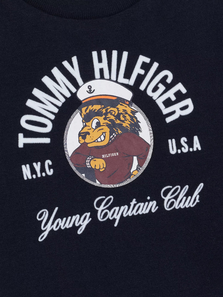 Tommy Hilfiger Babies' Flocked Captain Logo T-Shirt