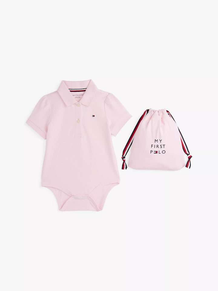 Tommy Hilfiger Babies' Polo Onesie & Gift Bag