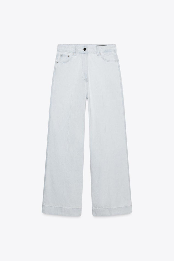 ZARA HIGH-WAISTED LOOSE FIT JEANS ZW COLLECTION