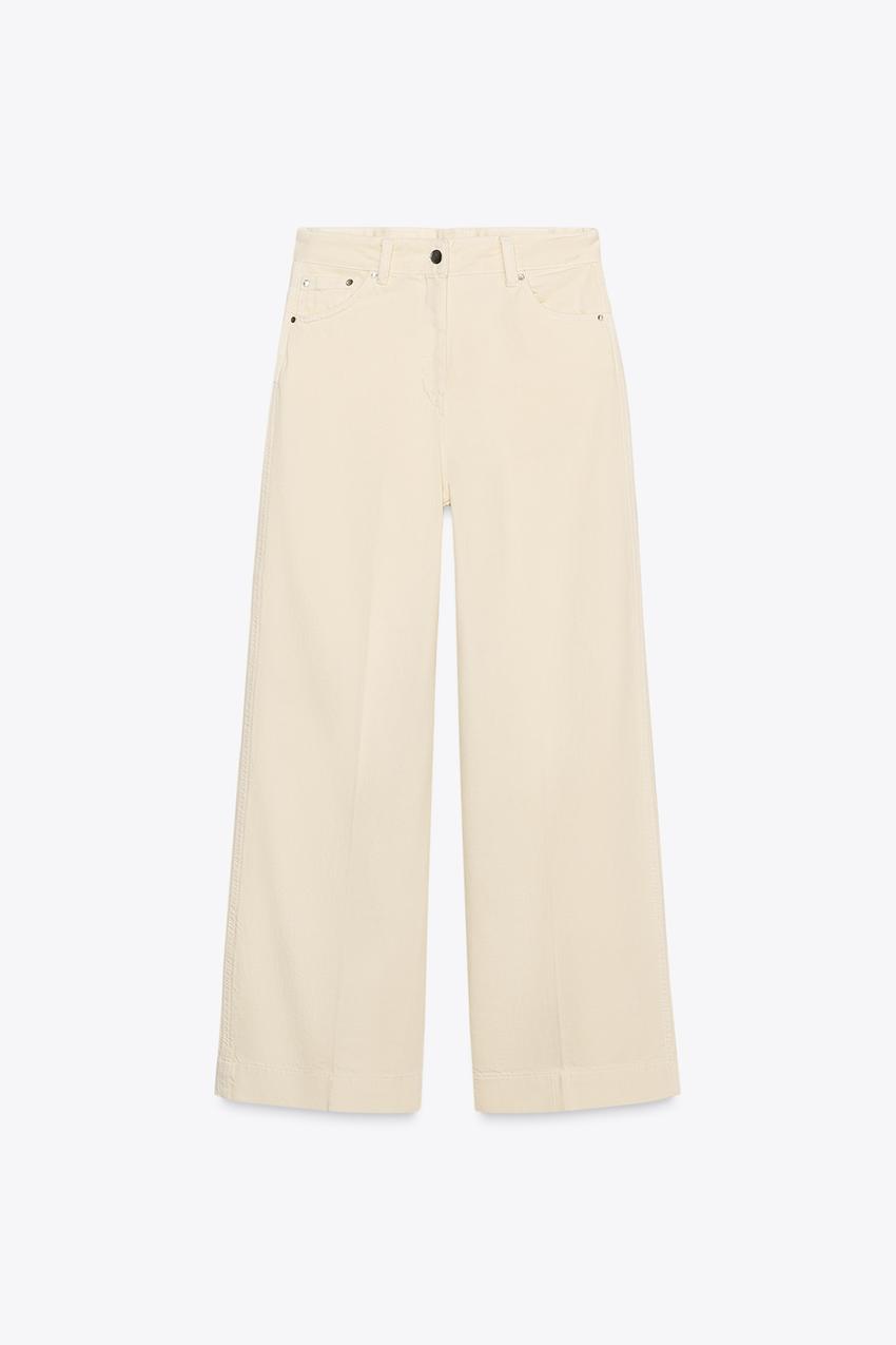 ZARA HIGH-WAISTED LOOSE FIT JEANS ZW COLLECTION