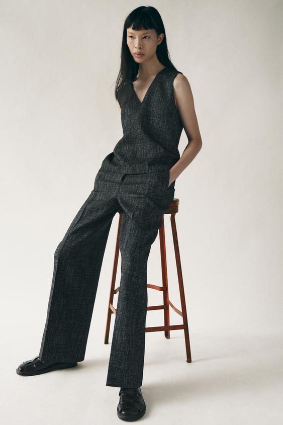 ZARA STRUCTURED PANTS ZW COLLECTION