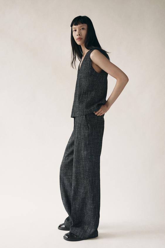 ZARA STRUCTURED PANTS ZW COLLECTION