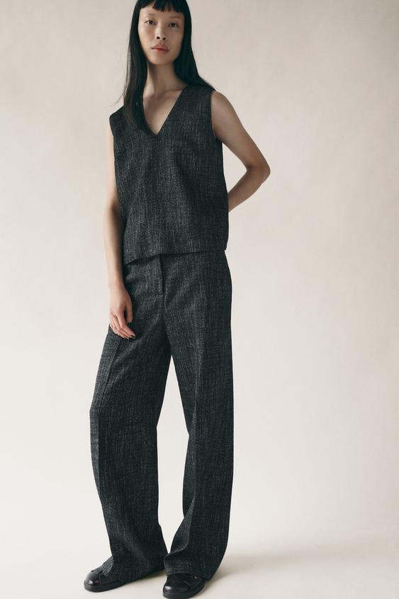ZARA STRUCTURED PANTS ZW COLLECTION