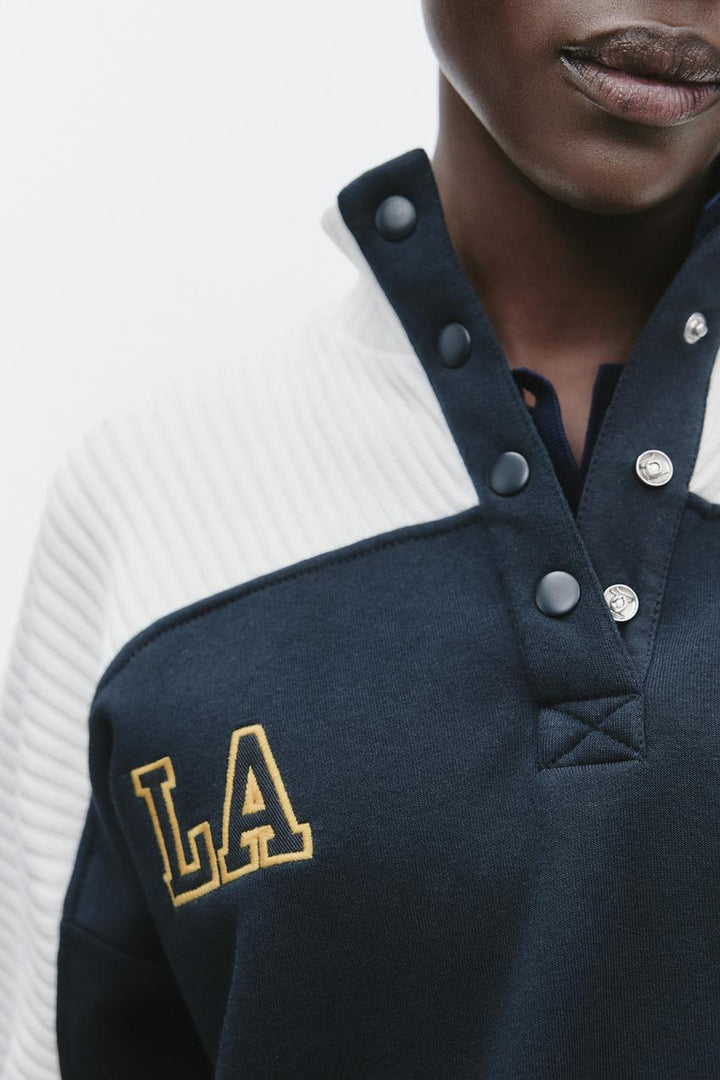 ZARA SWEATSHIRT WITH TRICOT
