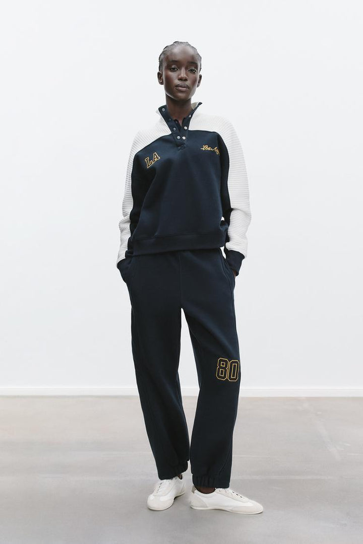 ZARA SWEATSHIRT WITH TRICOT