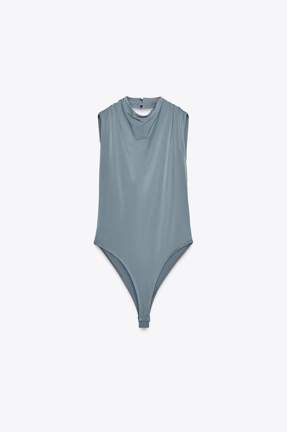 ZARA DRAPED BODYSUIT