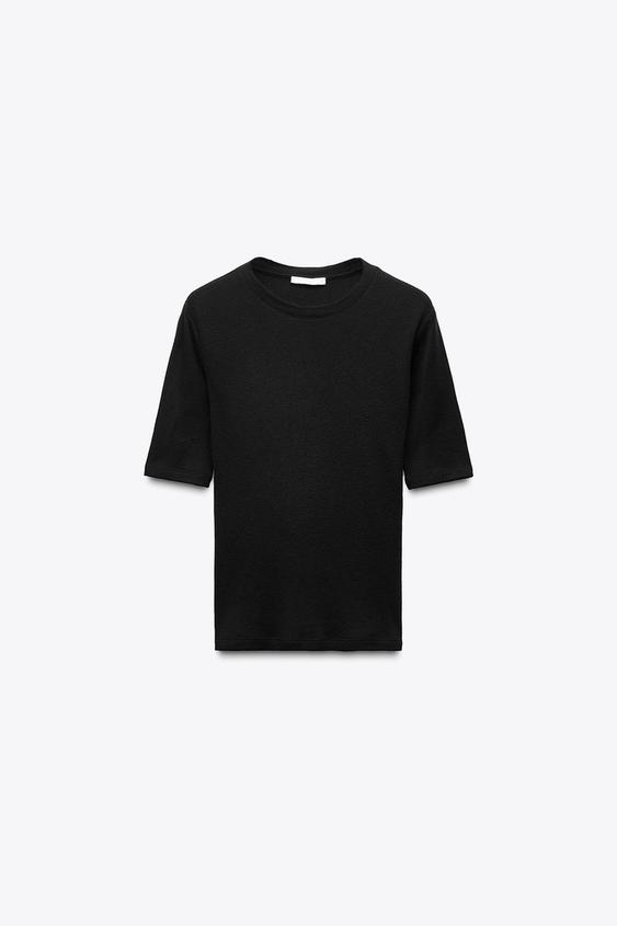 ZARA SOFT 100% WOOL T-SHIRT