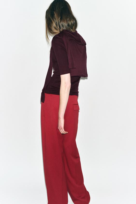 ZARA SOFT 100% WOOL T-SHIRT