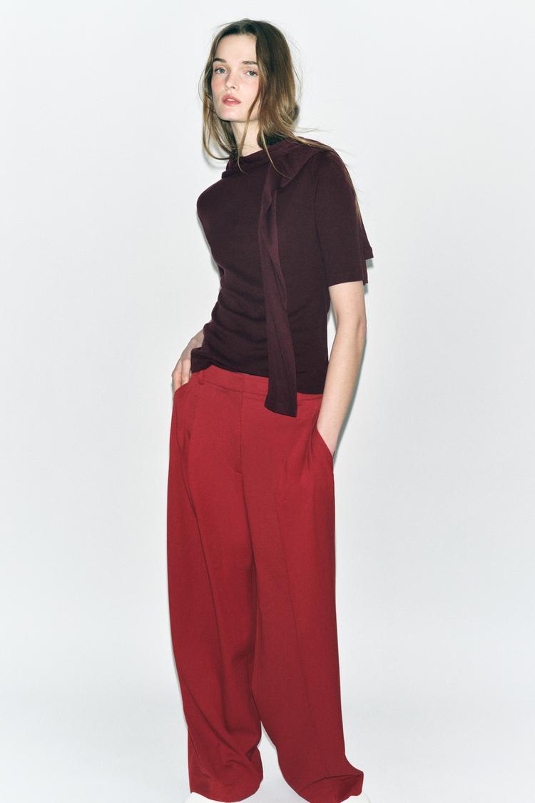ZARA SOFT 100% WOOL T-SHIRT