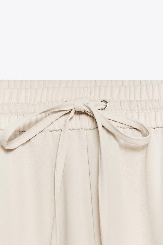 ZARA FLUID PAJAMA PANTS