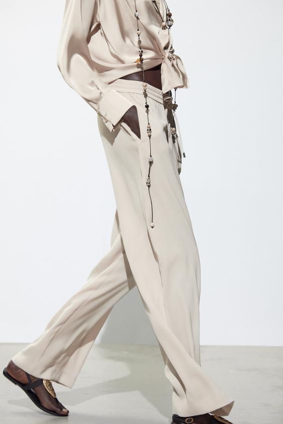 ZARA FLUID PAJAMA PANTS