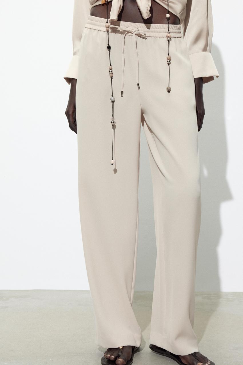 ZARA FLUID PAJAMA PANTS