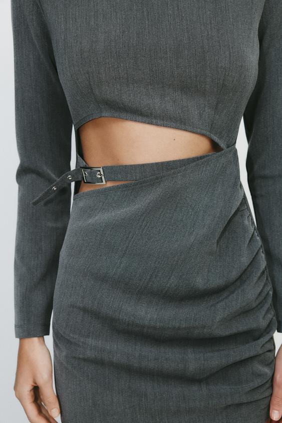 ZARA LOOP CUTOUT DRESS