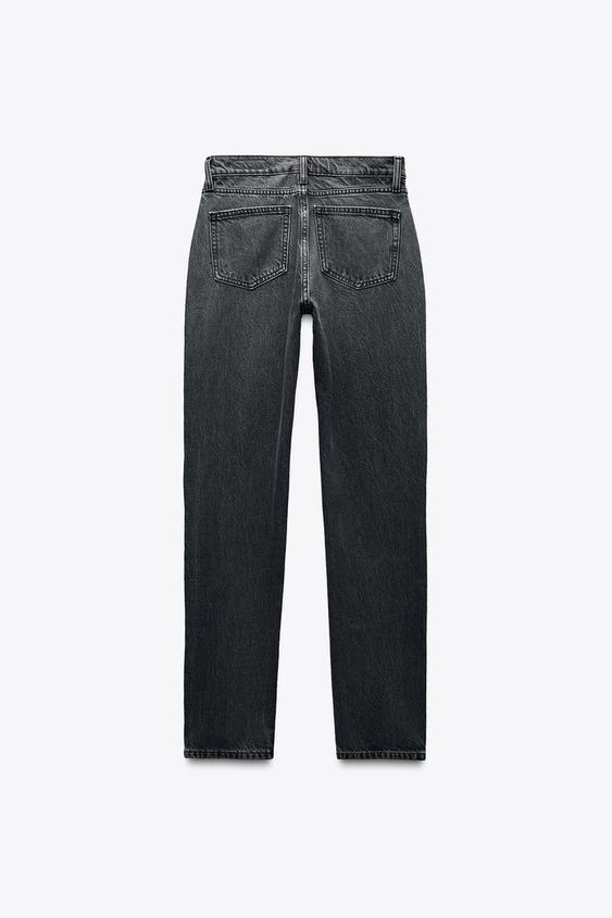 ZARA ZW COLLECTION LOW RISE STRAIGHT LEG JEANS