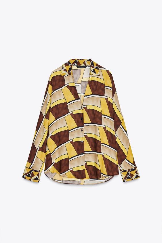 ZARA PRINTED SHIRT ZW COLLECTION