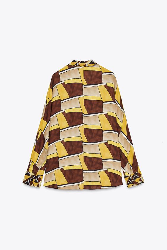 ZARA PRINTED SHIRT ZW COLLECTION