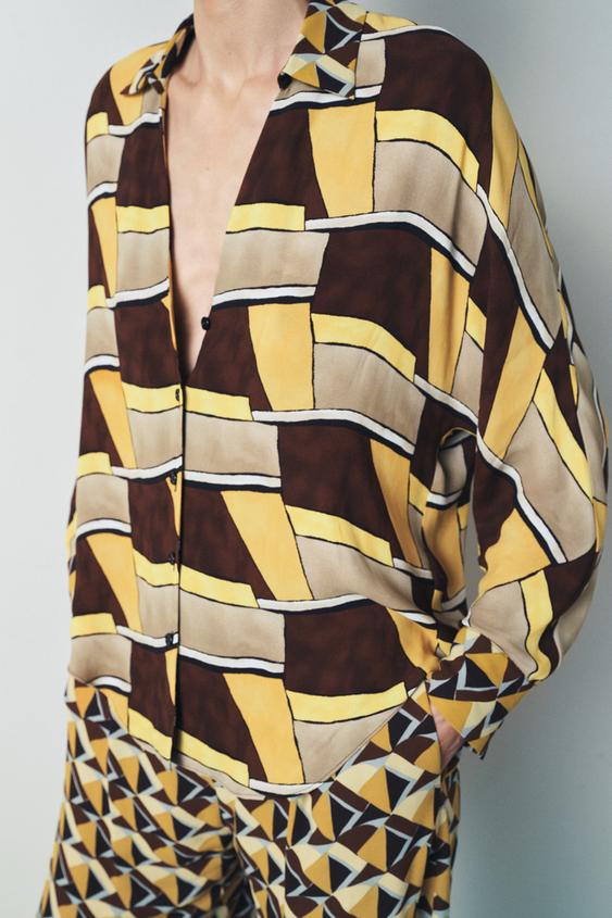 ZARA PRINTED SHIRT ZW COLLECTION