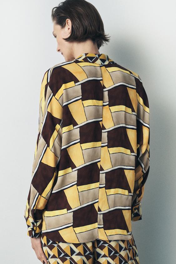 ZARA PRINTED SHIRT ZW COLLECTION