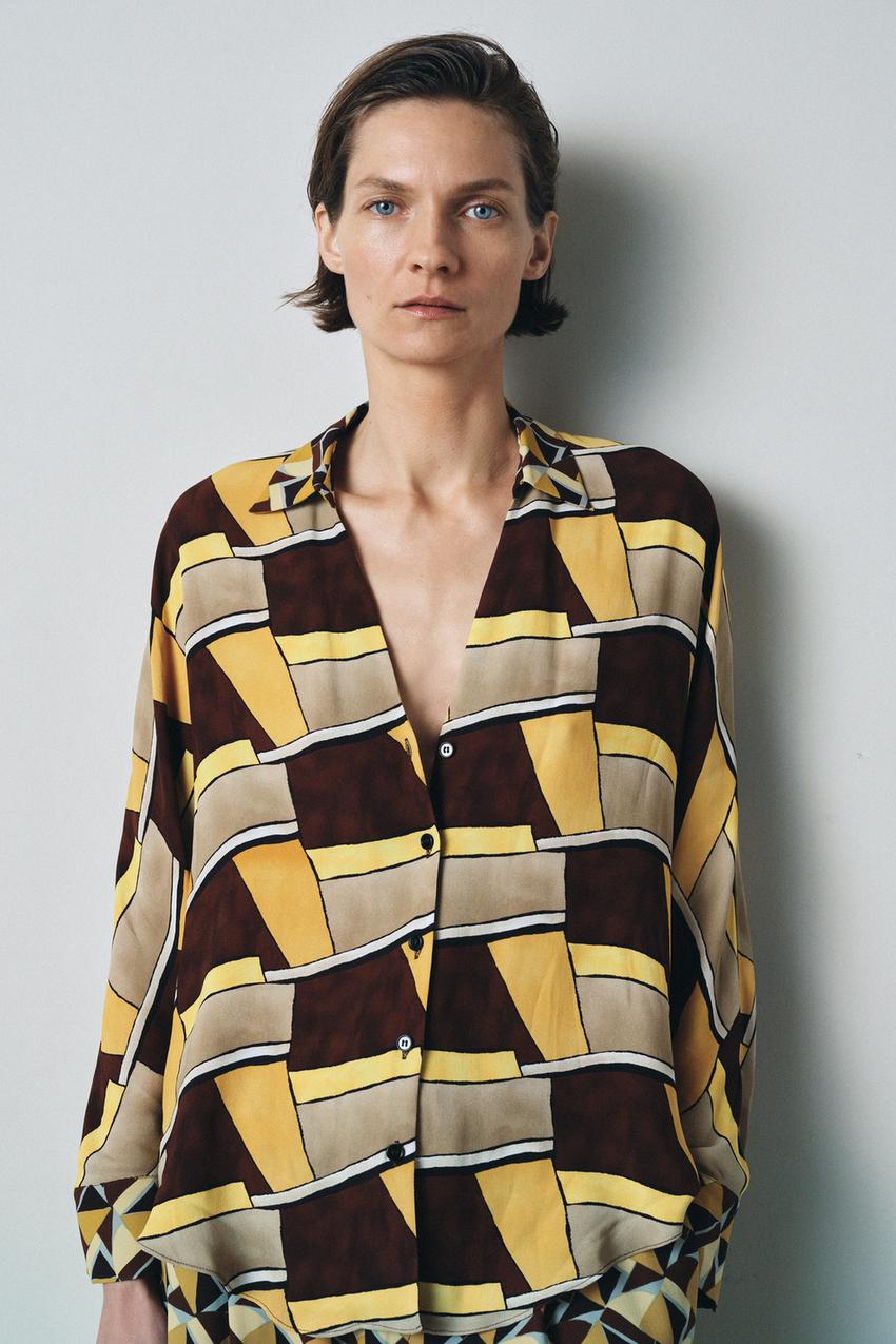 ZARA PRINTED SHIRT ZW COLLECTION
