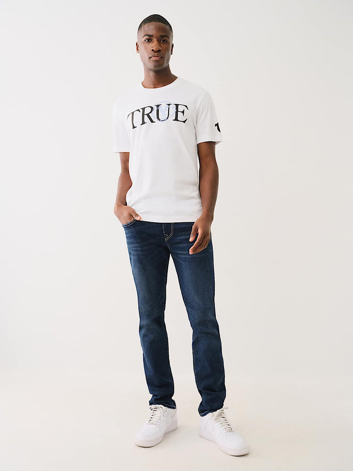 TRUE RELIGION ROCCO FLAP SKINNY JEAN