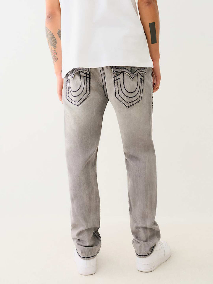 TRUE RELIGION ROCCO SUPER T FLAP SKINNY JEAN 32”