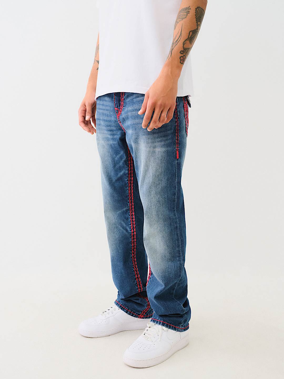 TRUE RELIGION RICKY SUPER Q STRAIGHT JEAN