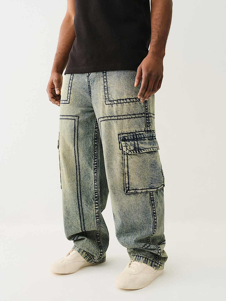 TRUE RELIGION DENIM BIG T CARGO PANT