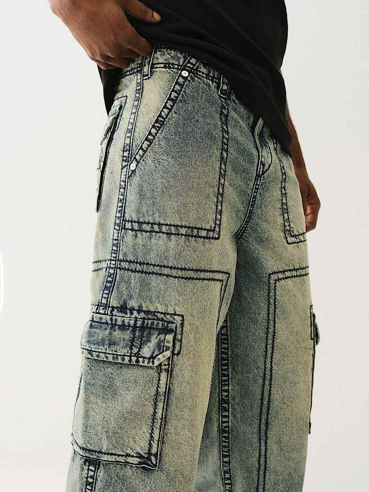 TRUE RELIGION DENIM BIG T CARGO PANT