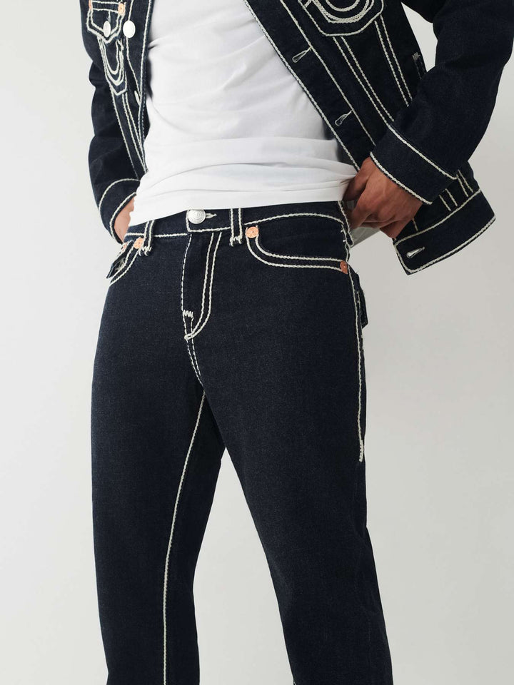 TRUE RELIGION RICKY ROPE STITCH STRAIGHT JEAN
