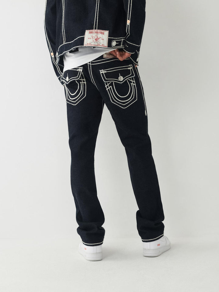 TRUE RELIGION RICKY ROPE STITCH STRAIGHT JEAN