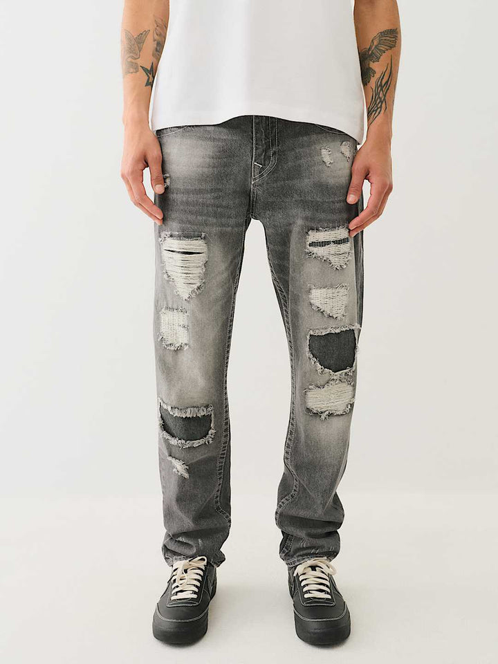 TRUE RELIGION ROCCO DISTRESSED SKINNY JEAN