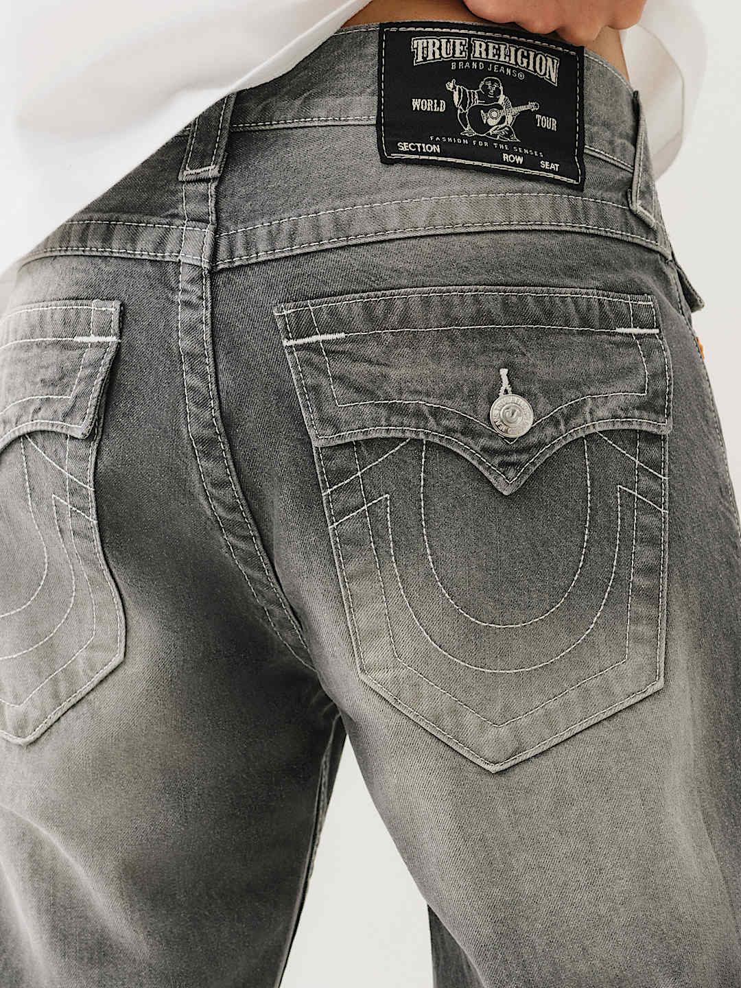 TRUE RELIGION ROCCO DISTRESSED SKINNY JEAN