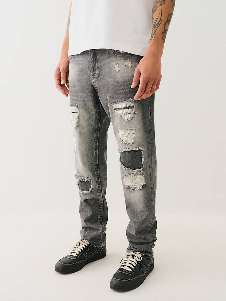 TRUE RELIGION ROCCO DISTRESSED SKINNY JEAN