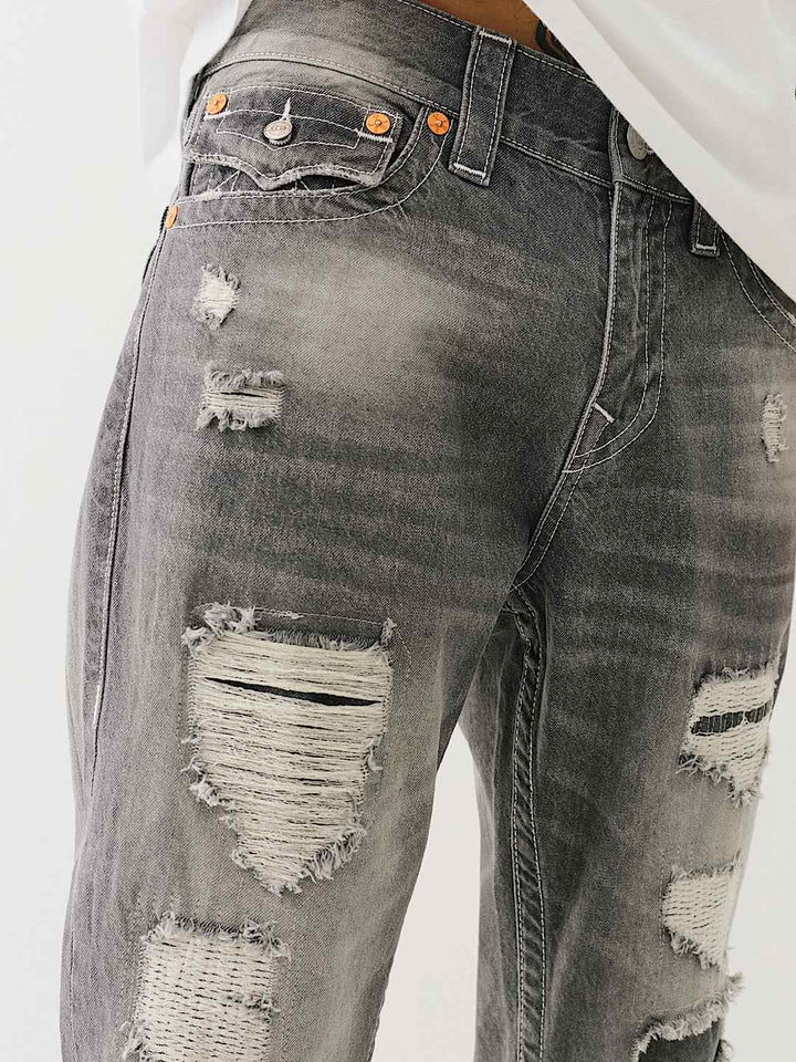 TRUE RELIGION ROCCO DISTRESSED SKINNY JEAN