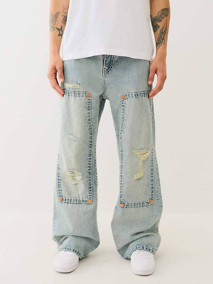 TRUE RELIGION VINNY WORKWEAR SUPER T ULTRA BAGGY JEAN