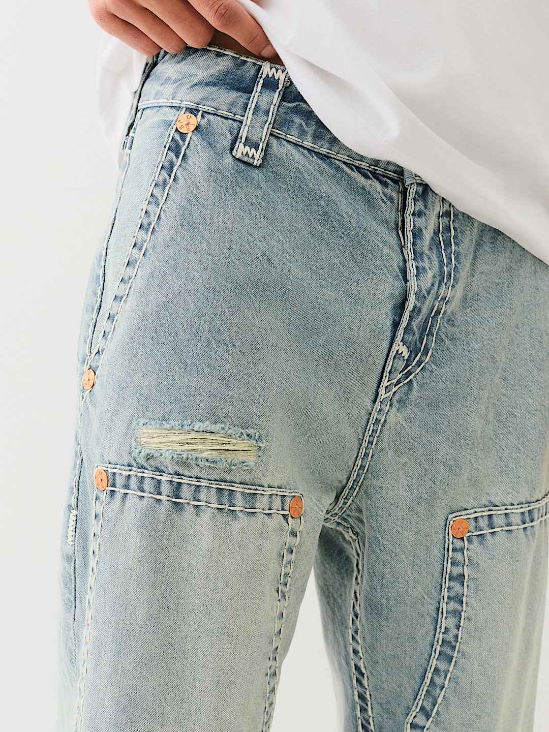 TRUE RELIGION VINNY WORKWEAR SUPER T ULTRA BAGGY JEAN