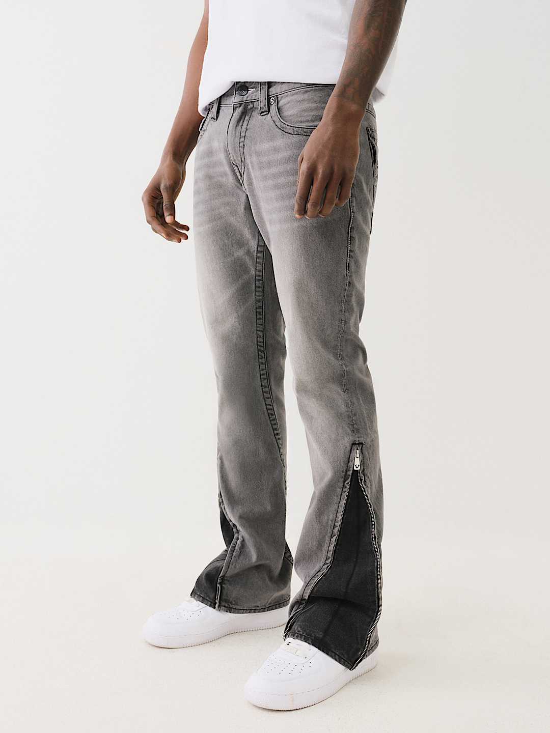 TRUE RELIGION ROCCO CONVERTIBLE FLARE SKINNY JEAN