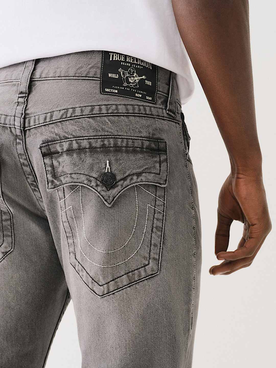 TRUE RELIGION ROCCO CONVERTIBLE FLARE SKINNY JEAN