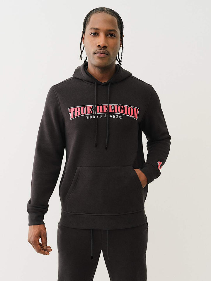TRUE RELIGION ARCHED LOGO HOODIE