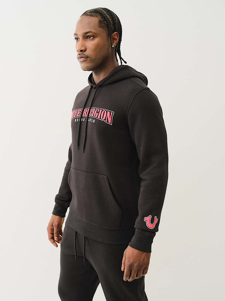 TRUE RELIGION ARCHED LOGO HOODIE
