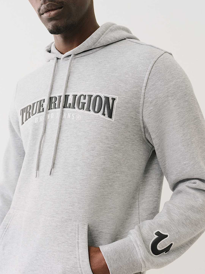 TRUE RELIGION ARCHED LOGO HOODIE