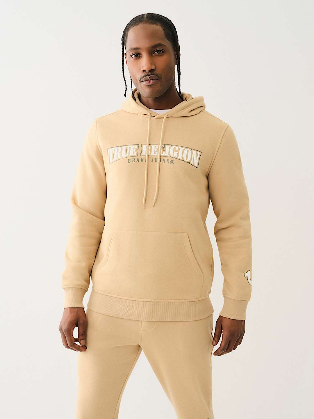TRUE RELIGION ARCHED LOGO HOODIE