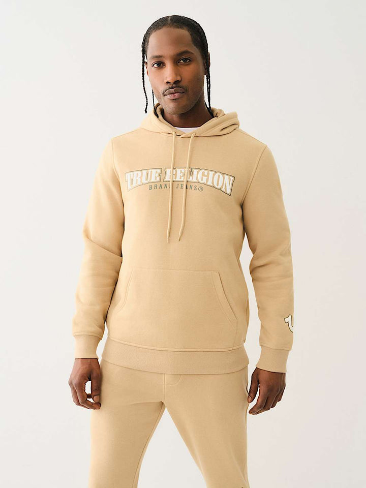 TRUE RELIGION ARCHED LOGO HOODIE